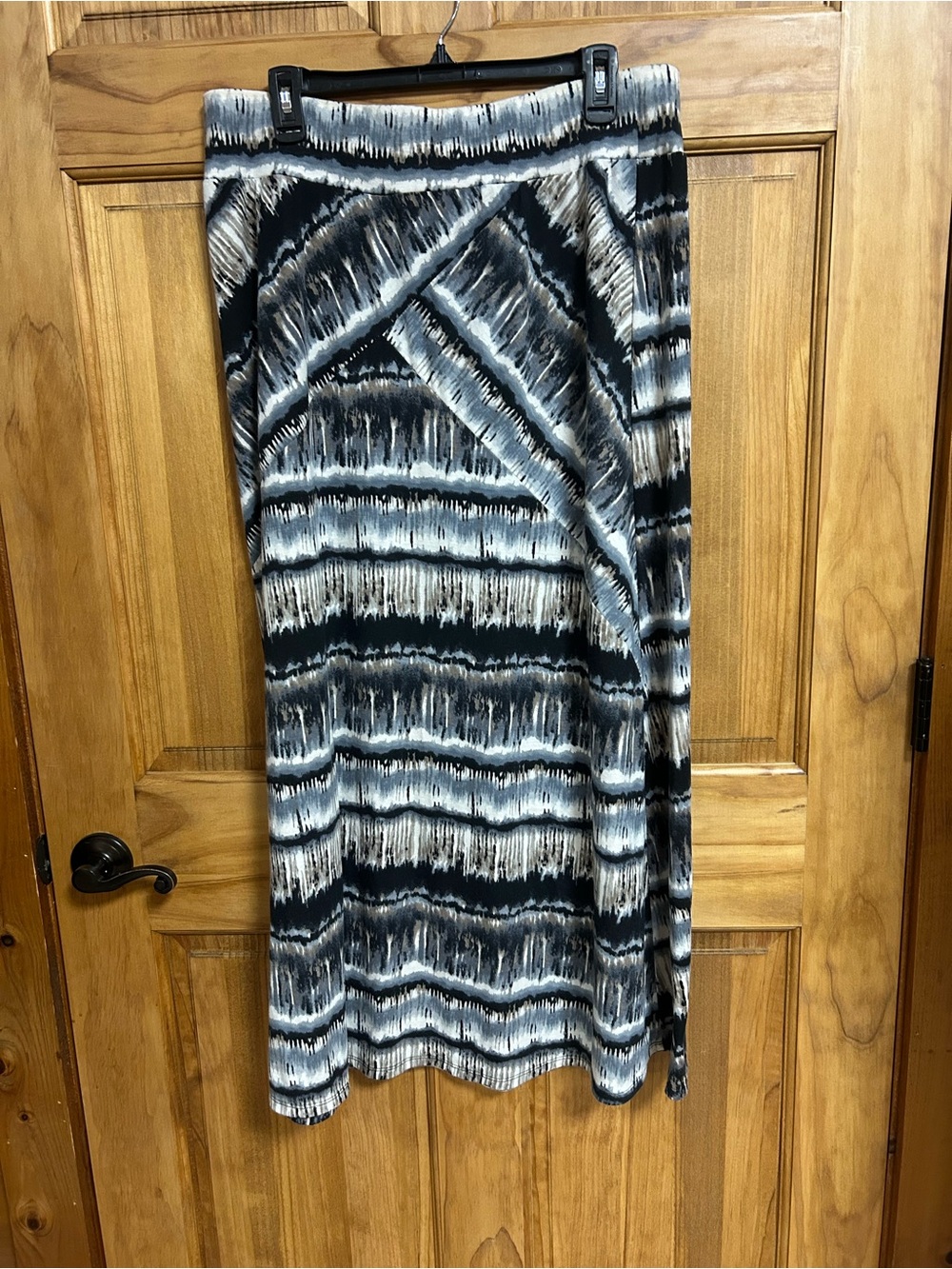 Striped Black & White Maxi Skirt - Versatile Women's Skirt